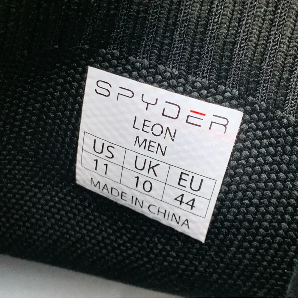 Spyder Mens Lifestyle Ankle Shoes | Size 11 | Black/Grey  ( LEON ) - Picture 11 of 13